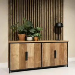 Livingfurn - Dressoir Tomar 185cm - Teakhout
