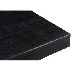 Livingfurn - e Zwart Eetkamertafel Kala - U-Pot - Mango Hout - 240 cm