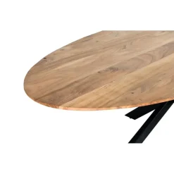 Industriële Eettafels-Livingfurn - Eetkamertafel Oslo - AcasiaHout - 180cm - Bruin