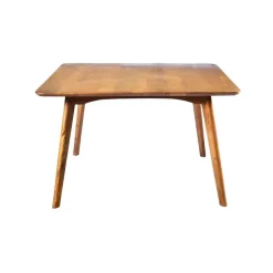 Livingfurn - Eetkamertafel Elias - 120cm - Mangohout - Bruin