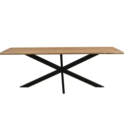 Livingfurn - Eetkamertafel Oslo - Spider Tafelpoot - Acasia Hout - 220 cm