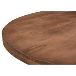 Ronde Eettafels-Livingfurn - Eetkamertafel Rocky Round Spider 150cm - Mangohout / Gecoat Staal