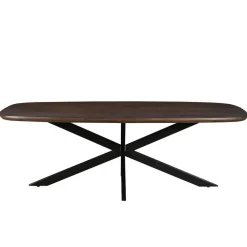 Ovale Eettafels-Livingfurn - Eetkamertafel Jesper Danish Oval Brown 230 cm - Mangohout