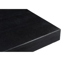 Rechthoekige Eettafels|Industriële Eettafels-Livingfurn - Moderne Zwarte Eetkamertafel - Spider - Mangohout - 180 cm