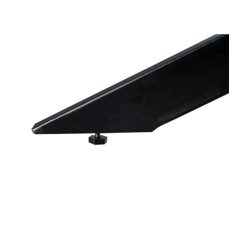 Industriële Eettafels|Ronde Eettafels-Livingfurn - Ronde Eetkamertafel Oslo Zwart - Acasiahout - 120 cm