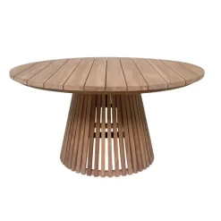 Tuintafels-Livingfurn - Tuintafel - Cindo 120cm - Bruin
