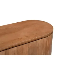 Wandkasten-Livingfurn Kabinetkast Noor Naturel 150cm Mangohout