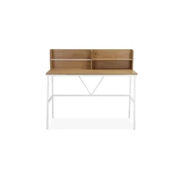 Loft24 Livorno - Bureau wit eiken MDF