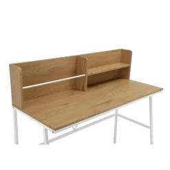 Loft24 Livorno - Bureau wit eiken MDF