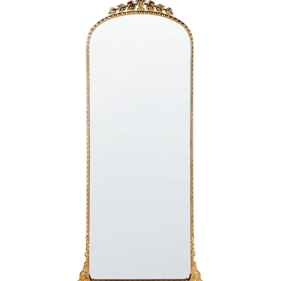 Beliani LIVRY - Wandspiegel - Goud - 51 x 114 cm - Metaal