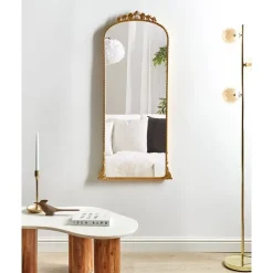 Beliani LIVRY - Wandspiegel - Goud - 51 x 114 cm - Metaal