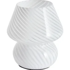 Leen Bakker LOBO - Tafellamp - Wit - Glas
