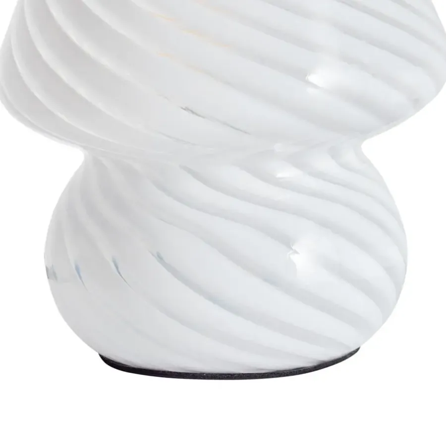 Leen Bakker LOBO - Tafellamp - Wit - Glas