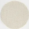Vloerkleden|Hoogpolige Vloerkleden-Muratap Loca Shaggy Rond Vloerkleed Creme Hoogpolig - 200 CM ROND