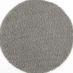Muratap Loca Shaggy Rond Vloerkleed Lichtgrijs Hoogpolig - 200 CM ROND