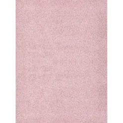 Hoogpolige Vloerkleden-Muratap Loca Shaggy Vloerkleed – Modern Uni Effen – Roze Hoogpolig & Zacht - 200x290 CM
