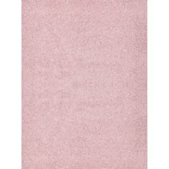 Hoogpolige Vloerkleden-Muratap Loca Shaggy Vloerkleed – Modern Uni Effen – Roze Hoogpolig & Zacht - 200x290 CM