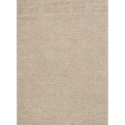 Muratap Loca Shaggy Vloerkleed Beige Hoogpolig - 240x340 CM