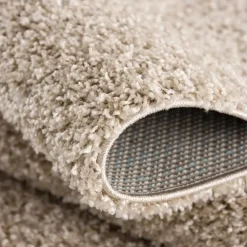 Hoogpolige Vloerkleden-Muratap Loca Shaggy Vloerkleed Beige Hoogpolig - 120x170 CM