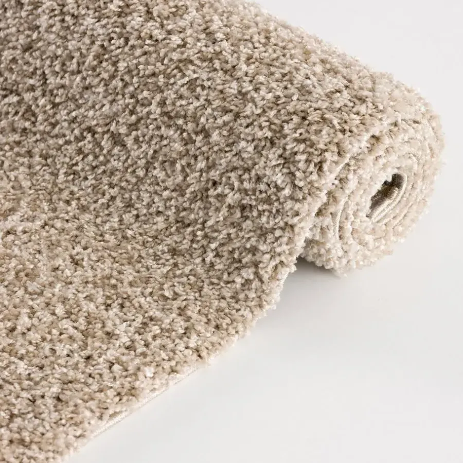 Hoogpolige Vloerkleden-Muratap Loca Shaggy Vloerkleed Beige Hoogpolig - 120x170 CM