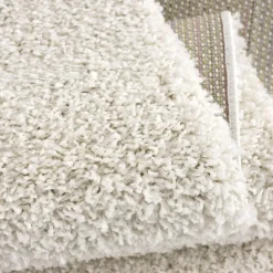 Hoogpolige Vloerkleden-Muratap Loca Shaggy Vloerkleed Creme Hoogpolig - 120x170 CM
