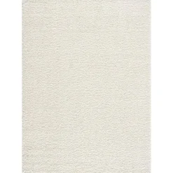 Vloerkleden|Hoogpolige Vloerkleden-Muratap Loca Shaggy Vloerkleed Creme Hoogpolig - 160x230 CM