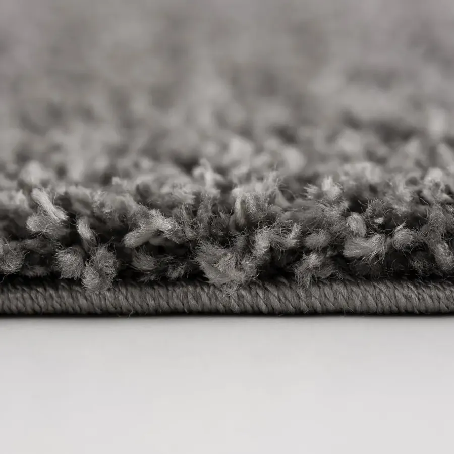 Muratap Loca Shaggy Vloerkleed Grijs Hoogpolig - 160x230 CM