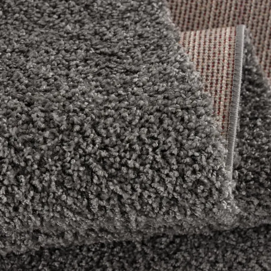 Muratap Loca Shaggy Vloerkleed Grijs Hoogpolig - 160x230 CM