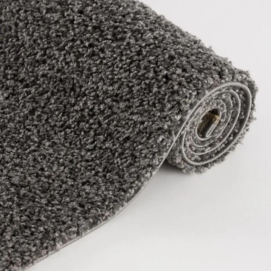 Muratap Loca Shaggy Vloerkleed Grijs Hoogpolig - 160x230 CM