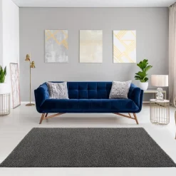 Muratap Loca Shaggy Vloerkleed Grijs Hoogpolig - 160x230 CM