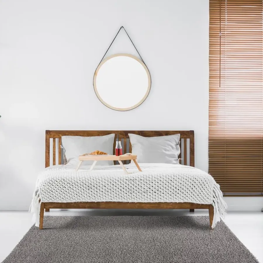Muratap Loca Shaggy Vloerkleed Grijs Hoogpolig - 160x230 CM