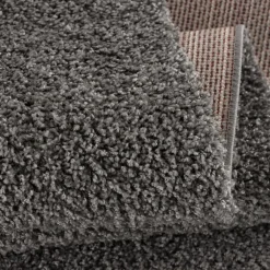 Muratap Loca Shaggy Vloerkleed Grijs Hoogpolig - 240x340 CM