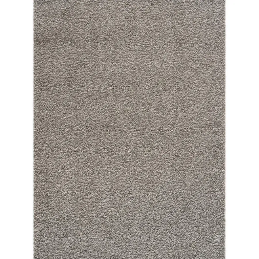 Muratap Loca Shaggy Vloerkleed Lichtgrijs Hoogpolig - 140x200 CM