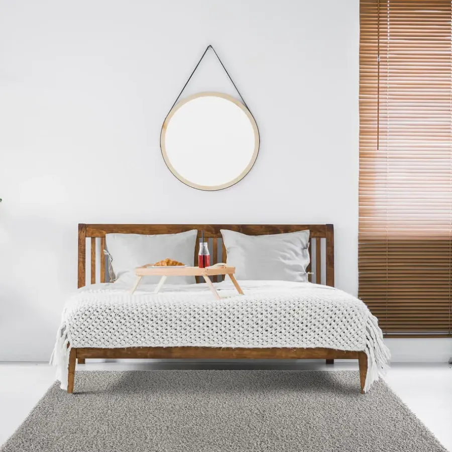 Muratap Loca Shaggy Vloerkleed Lichtgrijs Hoogpolig - 200x290 CM
