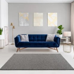 Muratap Loca Shaggy Vloerkleed Lichtgrijs Hoogpolig - 200x290 CM