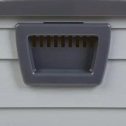 Beliani LOCARNO - Kussenbox - Grijs - 112 cm - Synthetisch materiaal