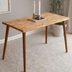 Bureaus-Emob Locelso bureau - 100% grenen massief hout - Beukenhouten poten - Eikenkleur