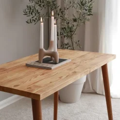 Bureaus-Emob Locelso bureau - 100% grenen massief hout - Beukenhouten poten - Eikenkleur