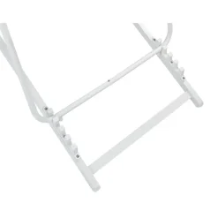 Kamperen En Outdoor-Beliani LOCRI II - Strandstoel - Grijs/Wit - Polyester