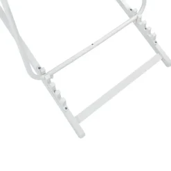 Kamperen En Outdoor-Beliani LOCRI II - Strandstoel - Grijs/Wit - Polyester