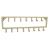 Kapstokken-Loft24 LOFT42 Bono Kapstok – Beige – Metaal – 15 haken - 80x26x4