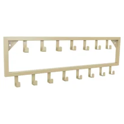 Kapstokken-Loft24 LOFT42 Bono Kapstok – Beige – Metaal – 15 haken - 80x26x4