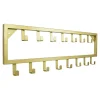 Kapstokken-Loft24 LOFT42 Bono Kapstok – Goud – Metaal – 15 haken - 80x26x4