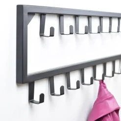 Loft24 LOFT42 Bono Kapstok - Zwart – Metaal – 15 haken - 80x26x4