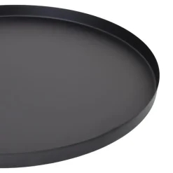 Loft24 LOFT42 Brew Metalen rond Dienblad – Zwart – 60x60