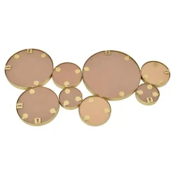 Spiegels-LOFT42 Bubbles Multi Spiegel - Metaal - Goud