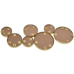 Spiegels-LOFT42 Bubbles Multi Spiegel - Metaal - Goud
