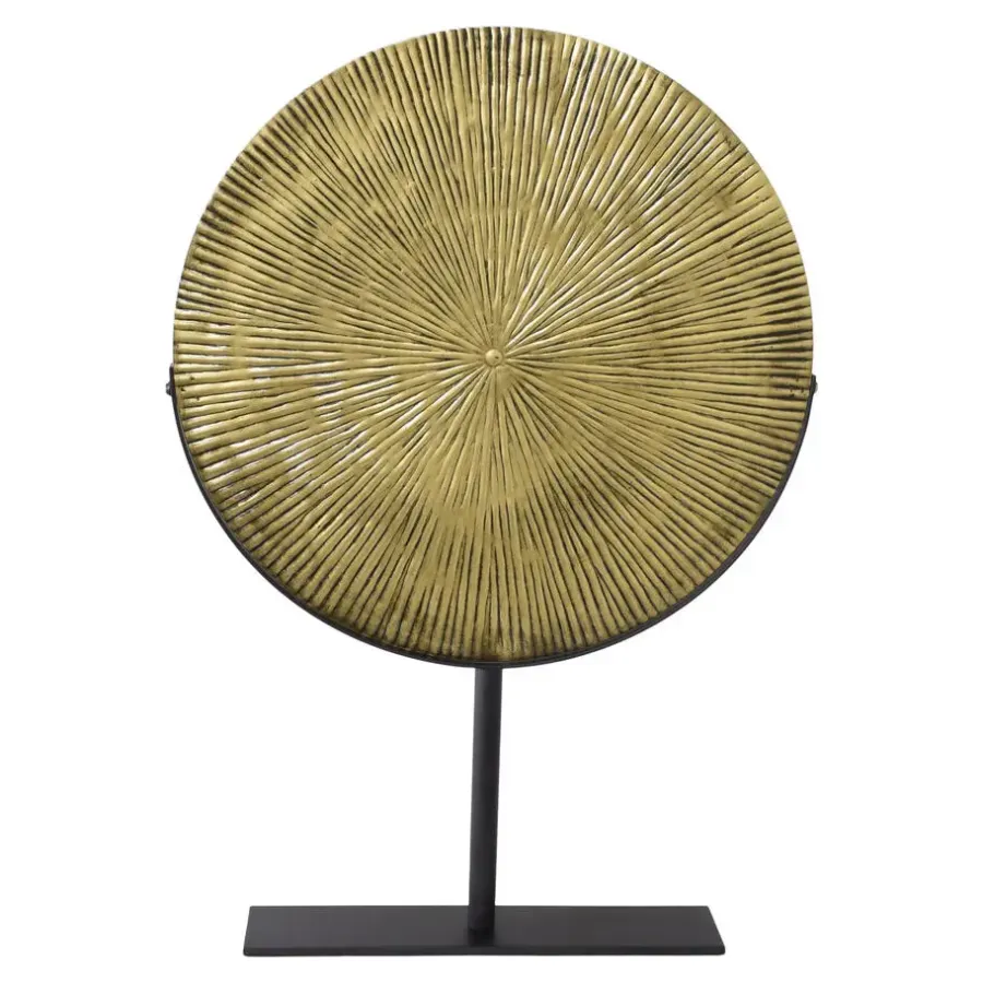 LOFT42 Burst Ornament op voet - Messing Metaal Ø36cm