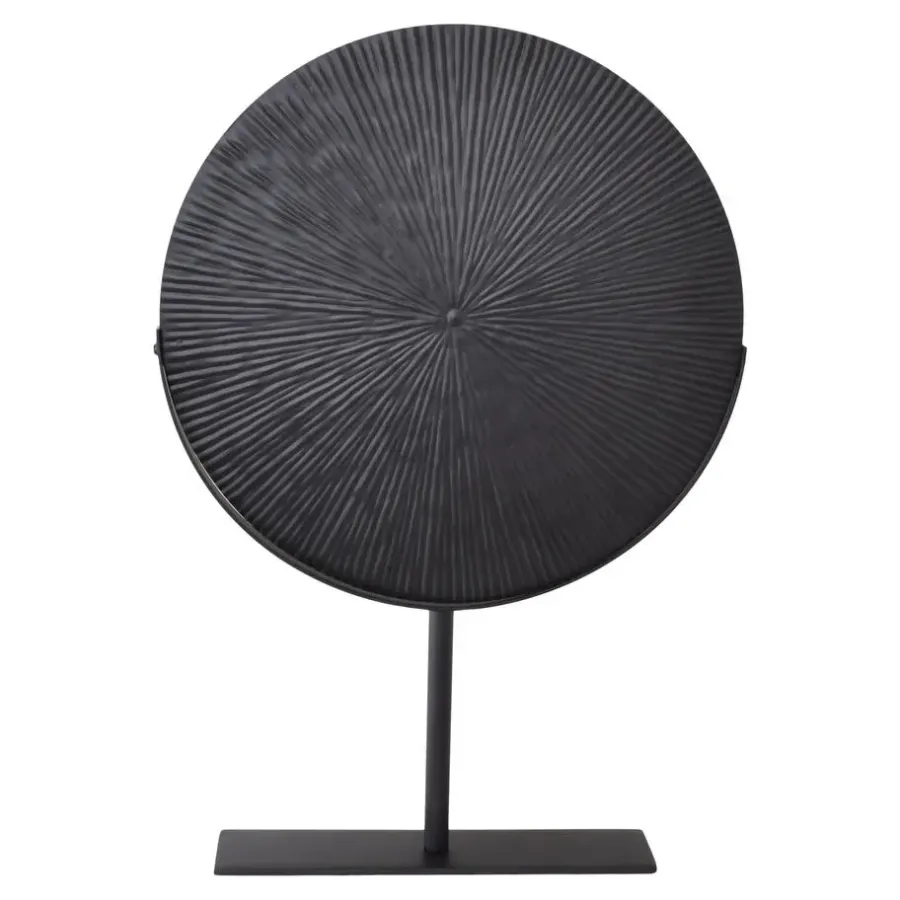 LOFT42 Burst Ornament op voet - Zwart Metaal Ø36cm
