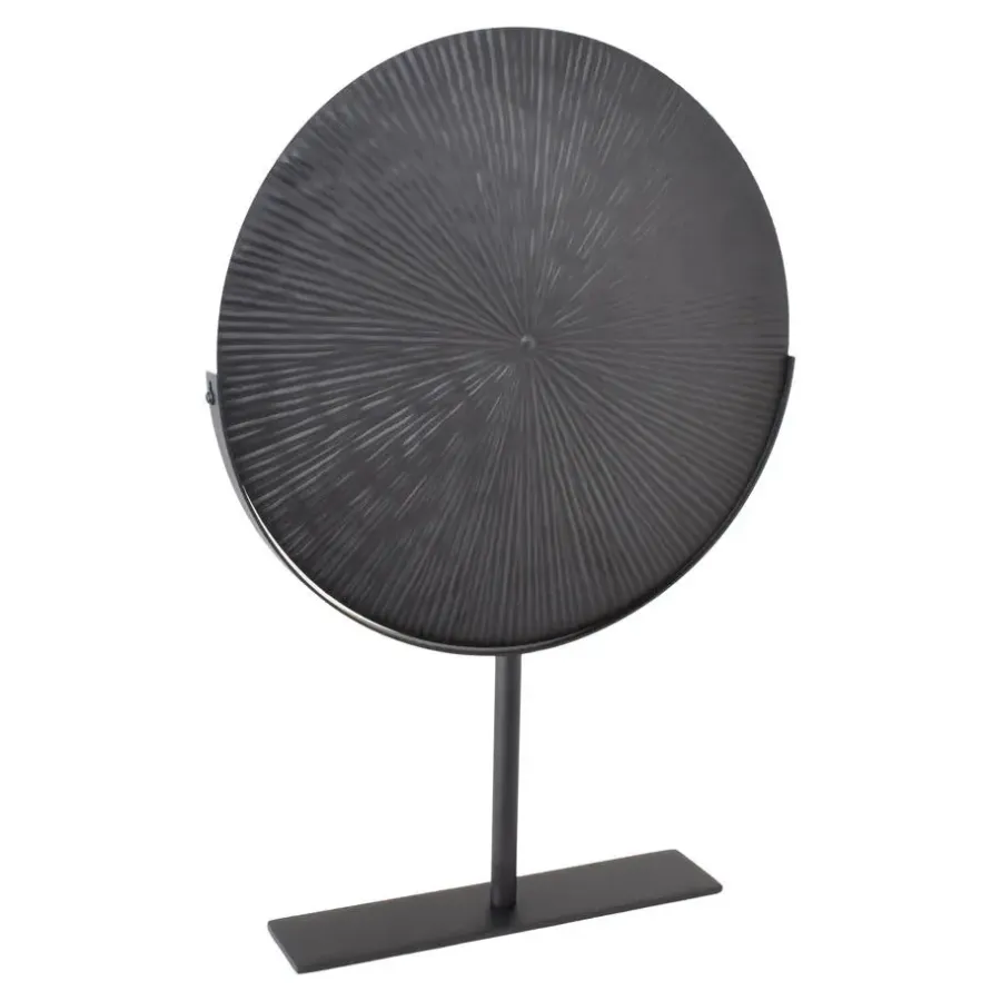 LOFT42 Burst Ornament op voet - Zwart Metaal Ø36cm